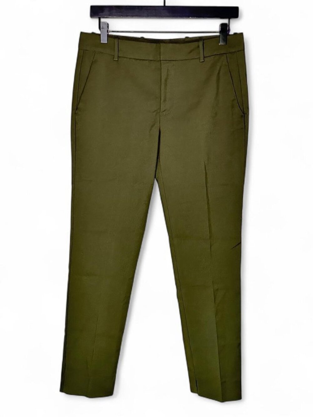 Zara Olive Green Slim Fit Trousers